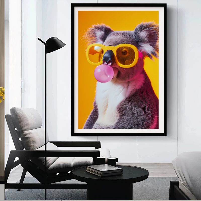 TableauKoalaPopArt salon