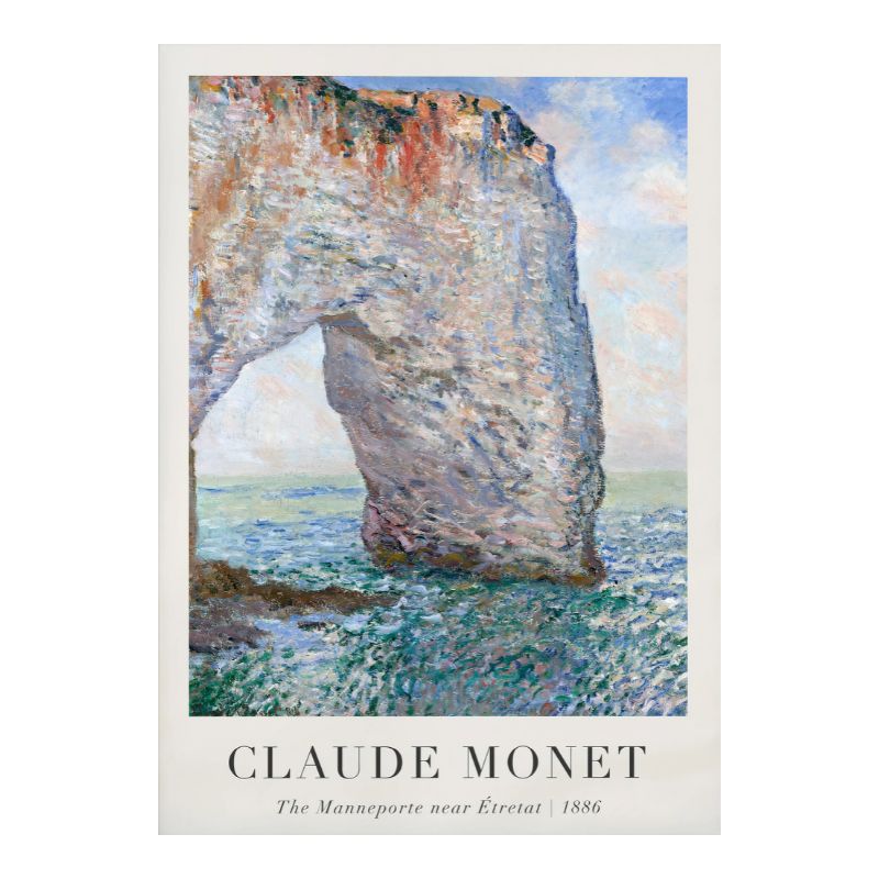 TableauLaManneportepresd_Etretat-ClaudeMonet toile