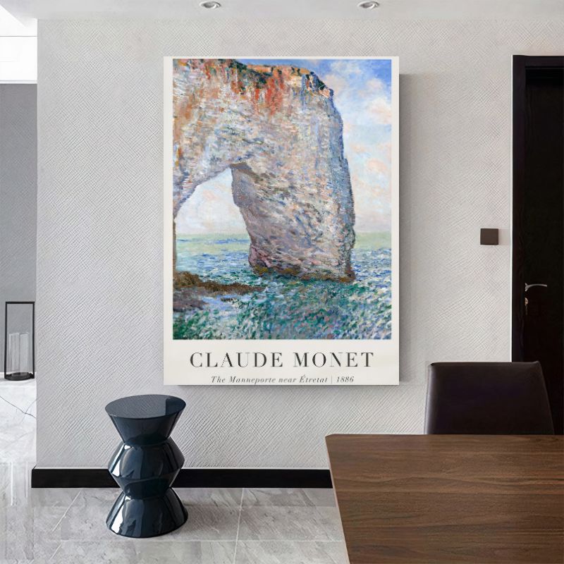 TableauLaManneportepresd_Etretat-ClaudeMonet salon