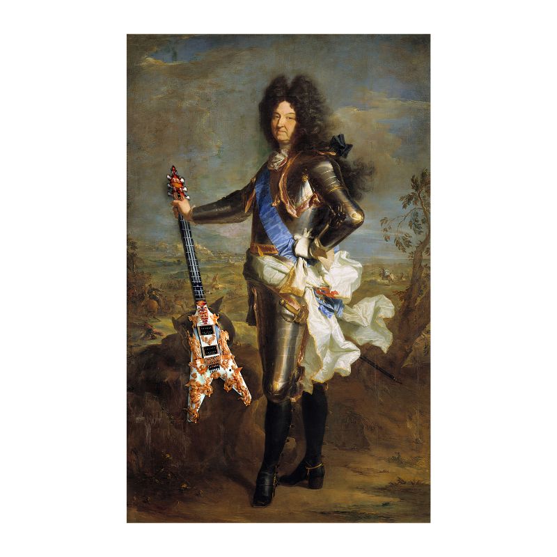 TableauLouisXIVRockStart toile