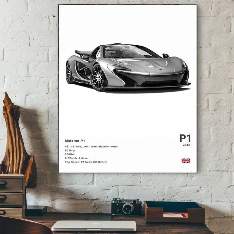 TableauMcLarenP1 bureau