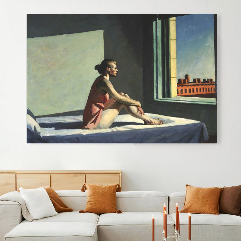 TableauMorningSun-EdwardHopper canape