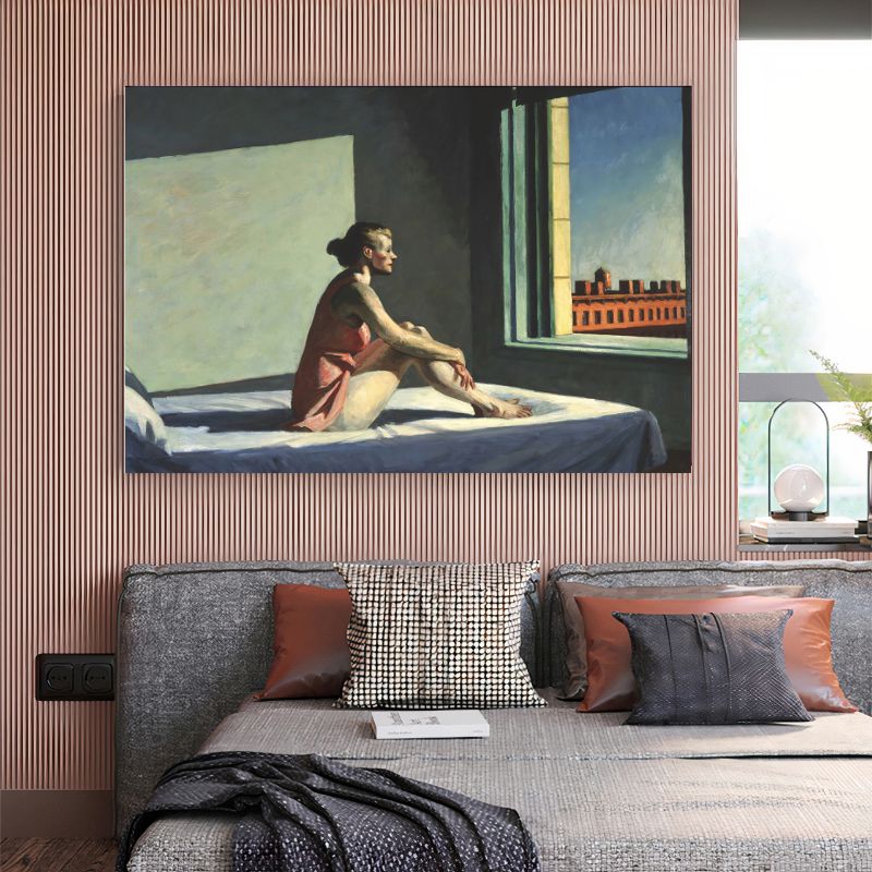 TableauMorningSun-EdwardHopper chambre