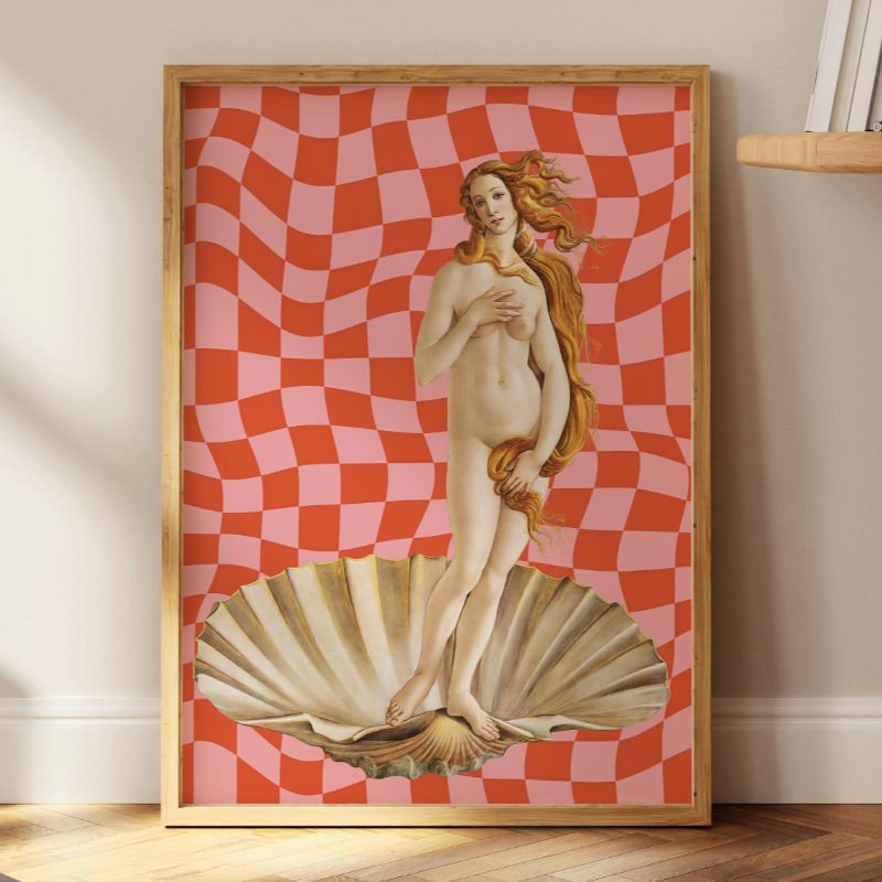 TableauNaissancedeVenusPopArt pose