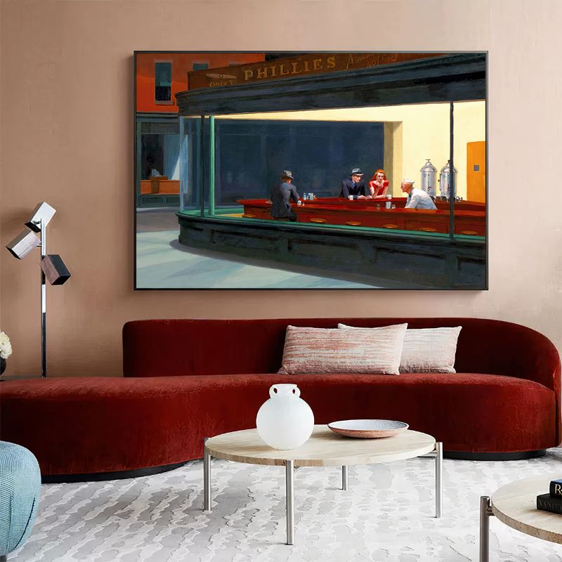 TableauNighthawks-EdwardHopper salon