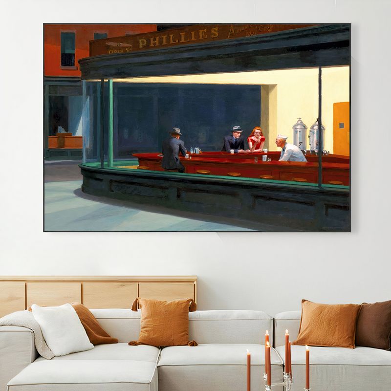 TableauNighthawks-EdwardHopper canape