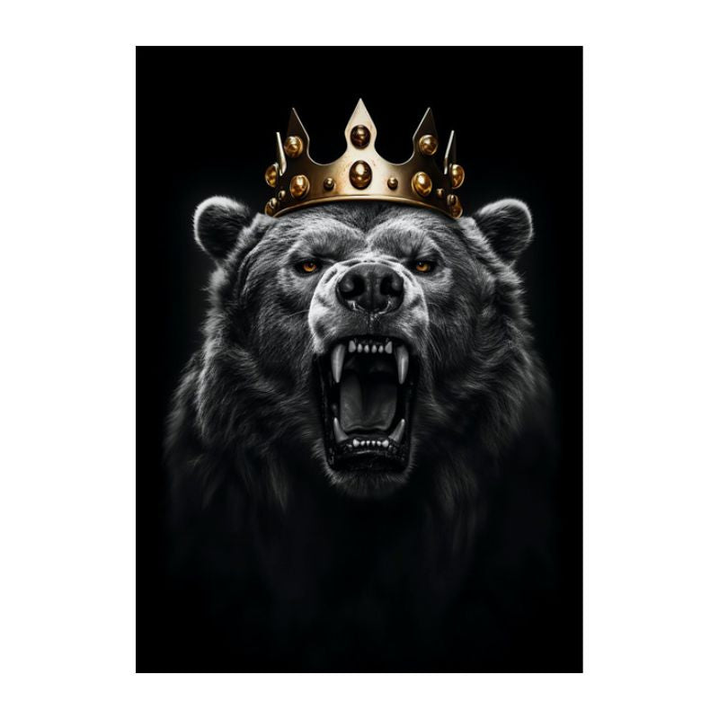 TableauOursRoietsaCouronne toile