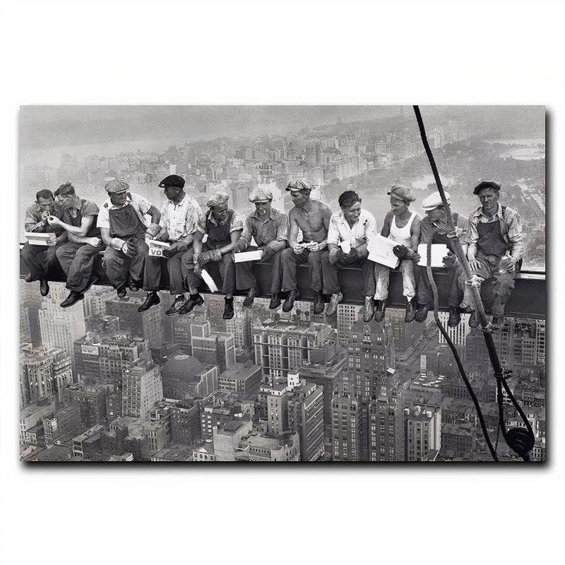 TableauOuvriersdeNew-York toile