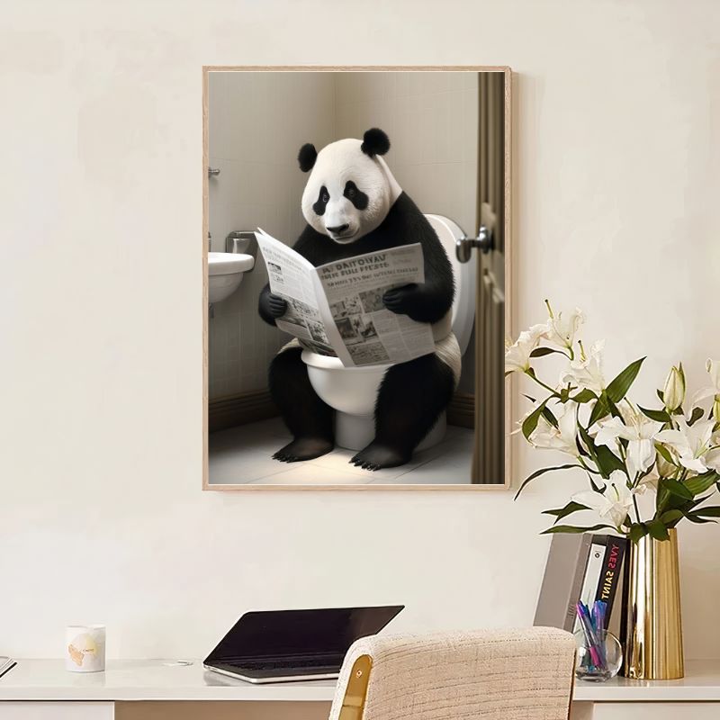 TableauPandaauxToilettes bahut