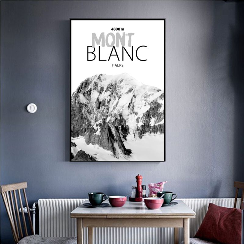 TableauPanoramiqueMontBlanc salle a manger