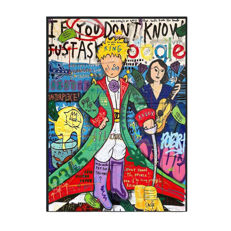 TableauPetitPrinceStreetArt toile