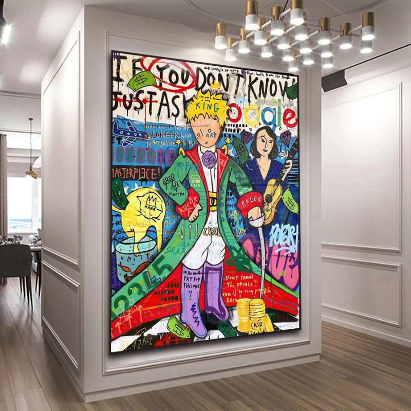 TableauPetitPrinceStreetArt couloir