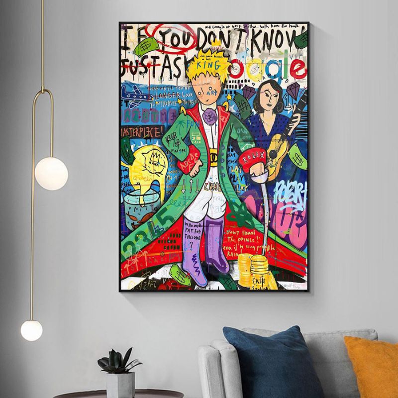 TableauPetitPrinceStreetArt canape