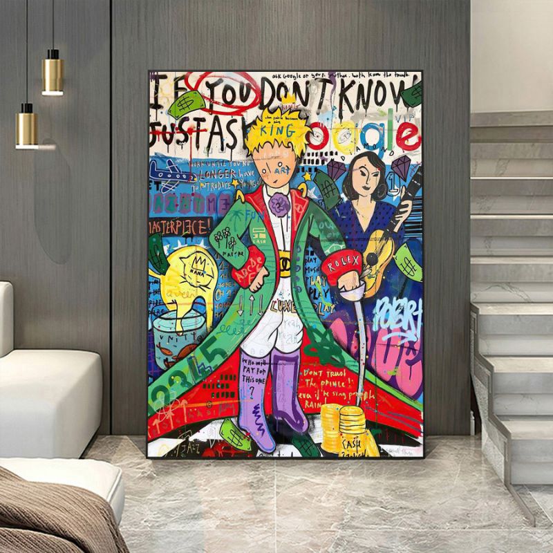 TableauPetitPrinceStreetArt pose