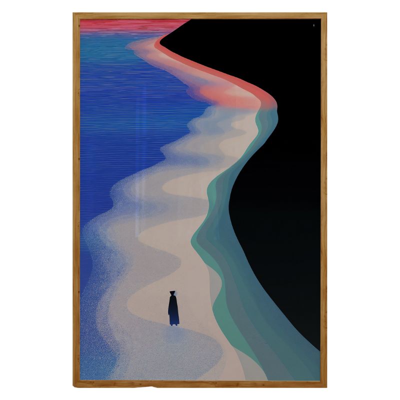 TableauPlageAbstraite toile