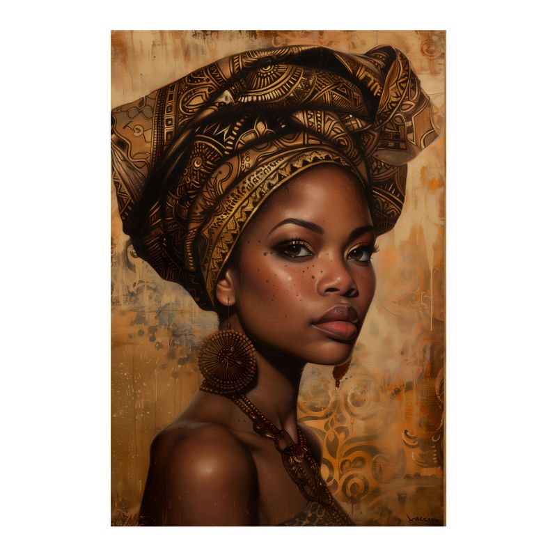 TableauPortraitArtAfro toile