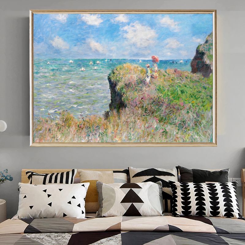 TableauPromenadesurlaFalaise_Pourville-ClaudeMonet chambre