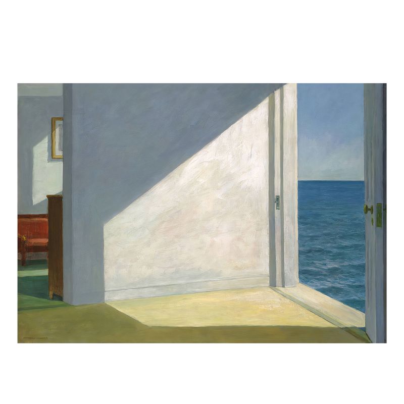 TableauRoomsbyTheSea-EdwardHopper toile