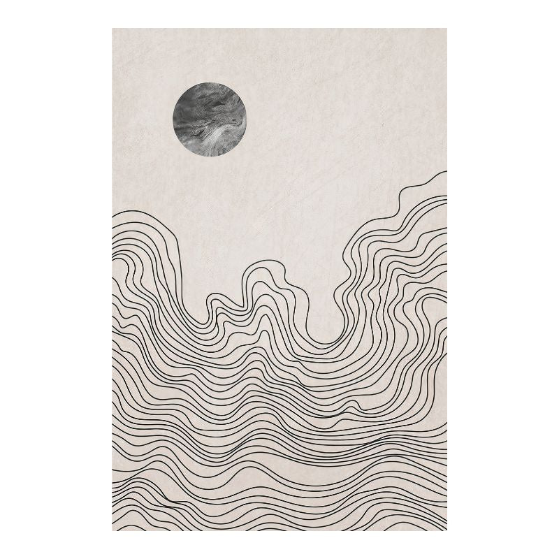 TableauSoleiletLuneAbstraits toile 1