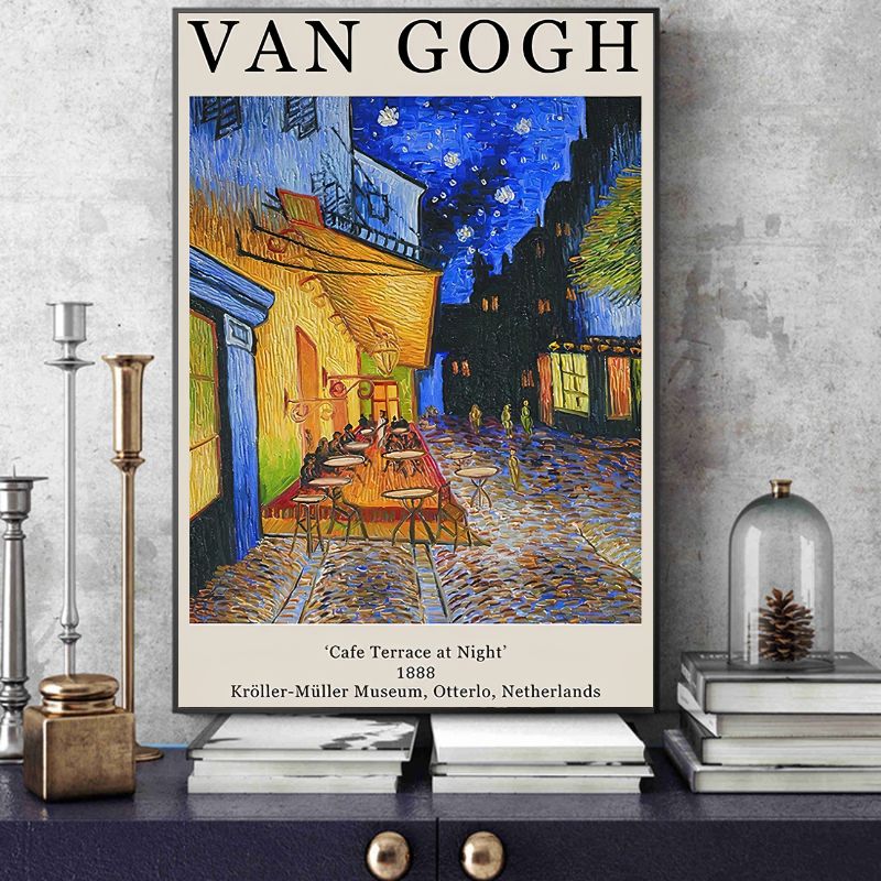 TableauTerrasseduCafeleSoir-VanGogh bahut