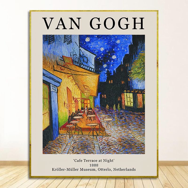 TableauTerrasseduCafeleSoir-VanGogh pose