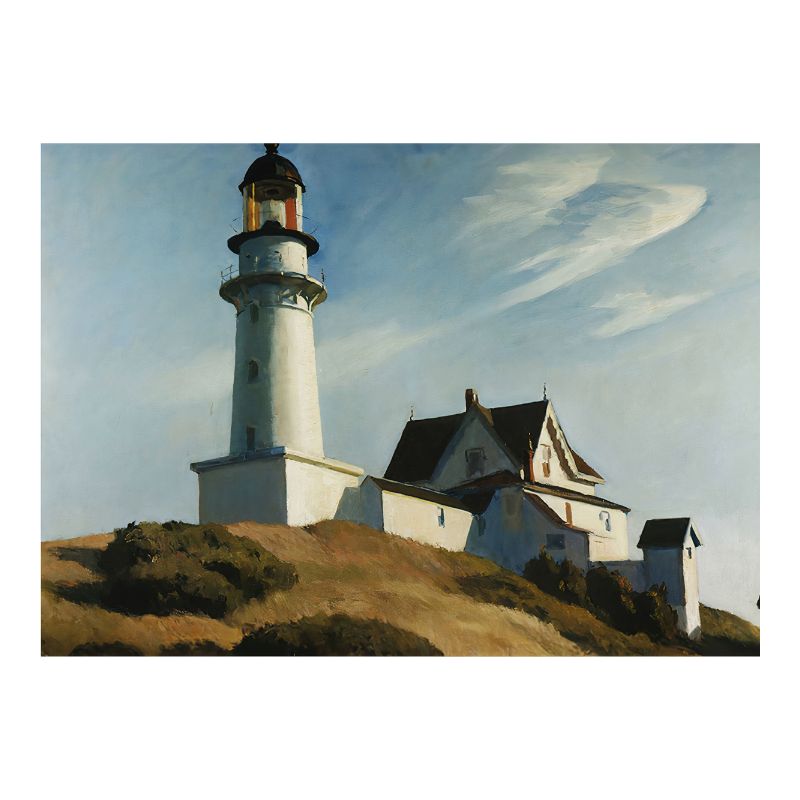 TableauTheLighthouseattwoLight-EdwardHopper toile