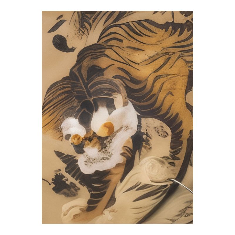 TableauTigreJaponais toile