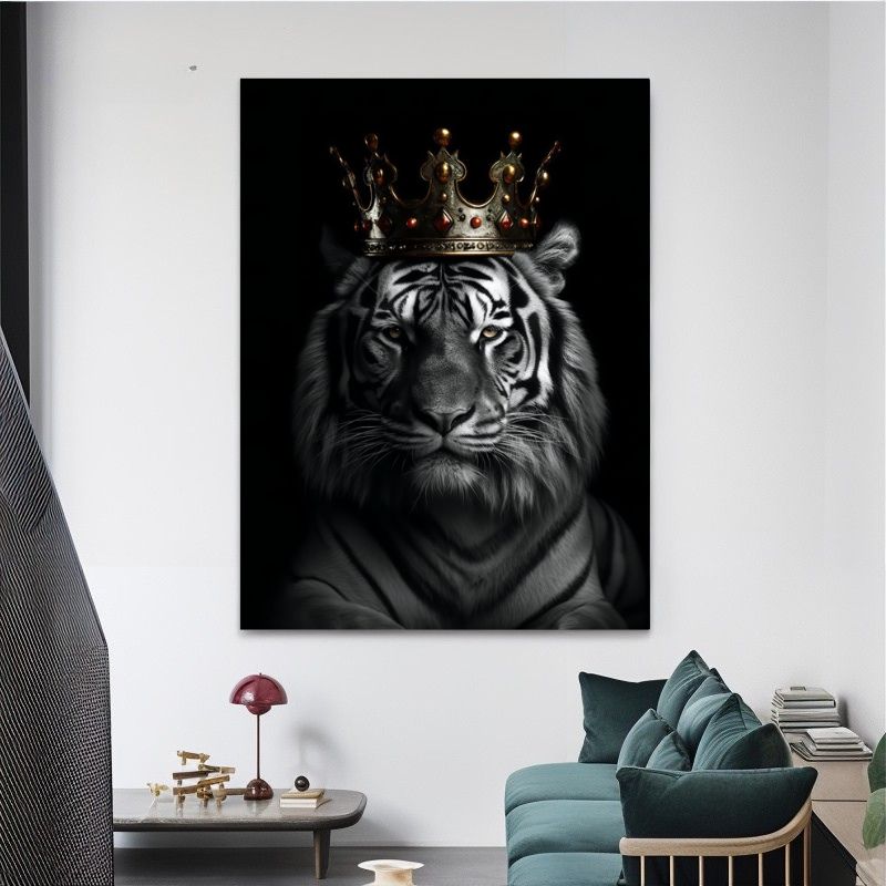 TableauTigreRoietsaCouronne canape