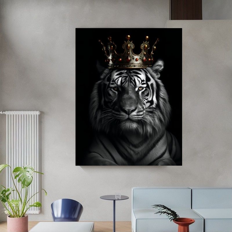 TableauTigreRoietsaCouronne mural