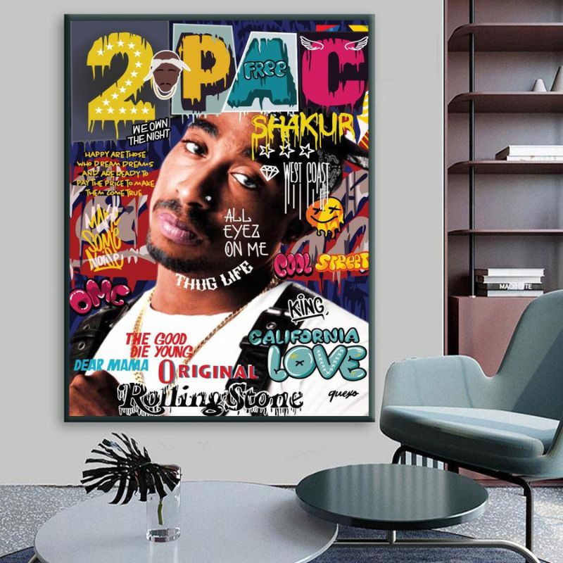 TableauTupacStreetArt salon