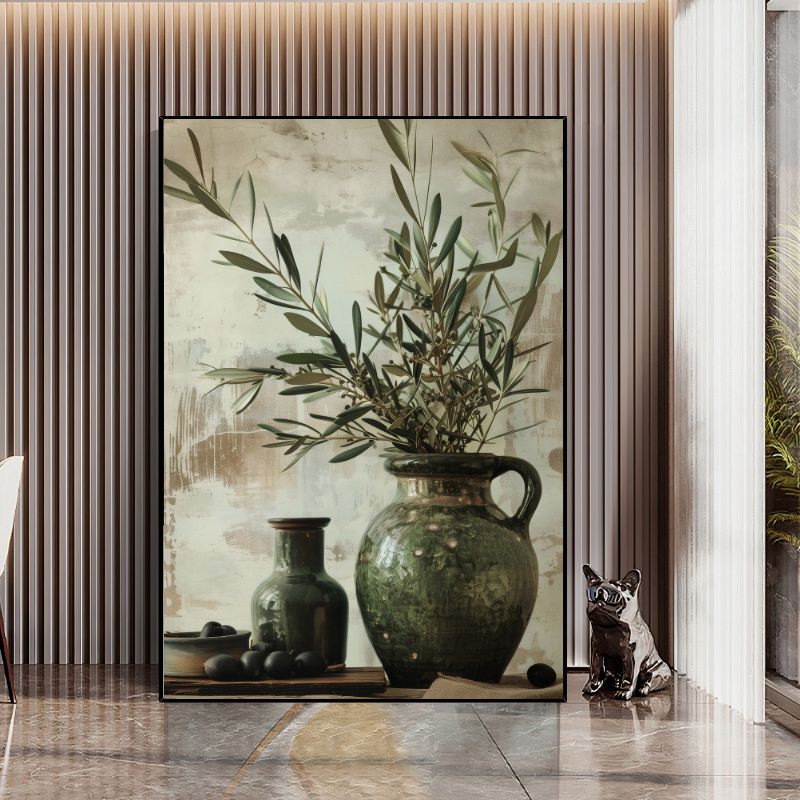 TableauVaseetOlivierMediterraneen pose