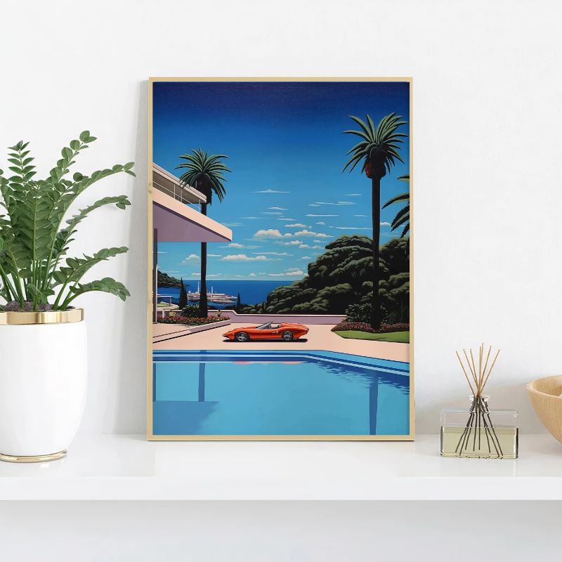 TableauVillaPiscineStyleJaponais pose