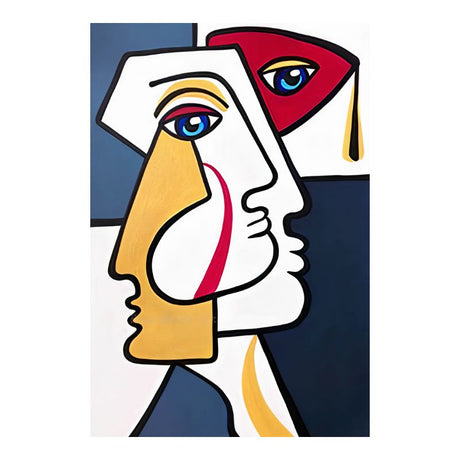 TableauVisageCubisme toile