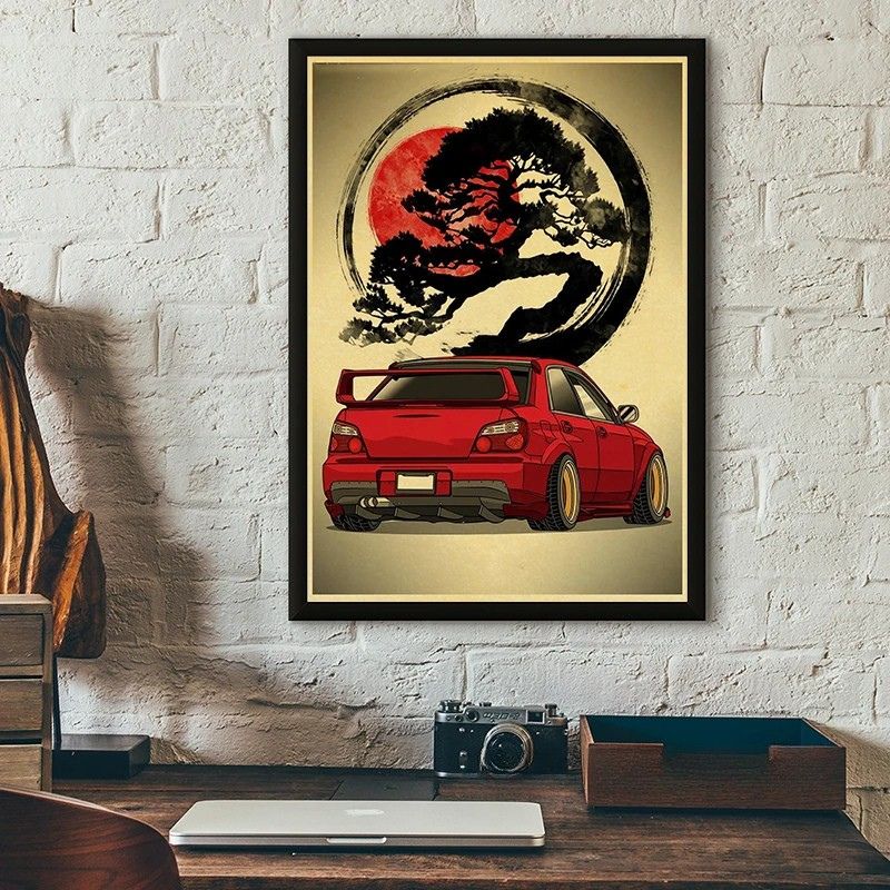 TableauVoitureJaponaise bureau