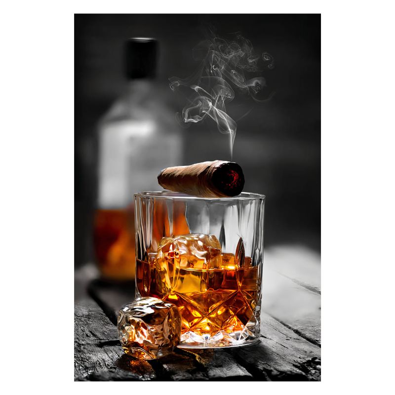 TableauWhiskyetCigare toile 3