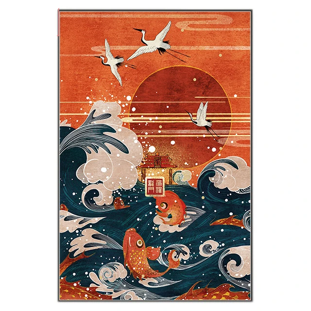 Tableau japonais contemporain toile