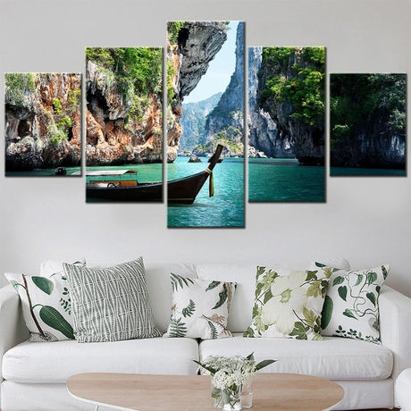 Tableau railay thailande salon