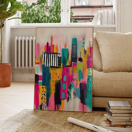 Tableauabstraitville canape