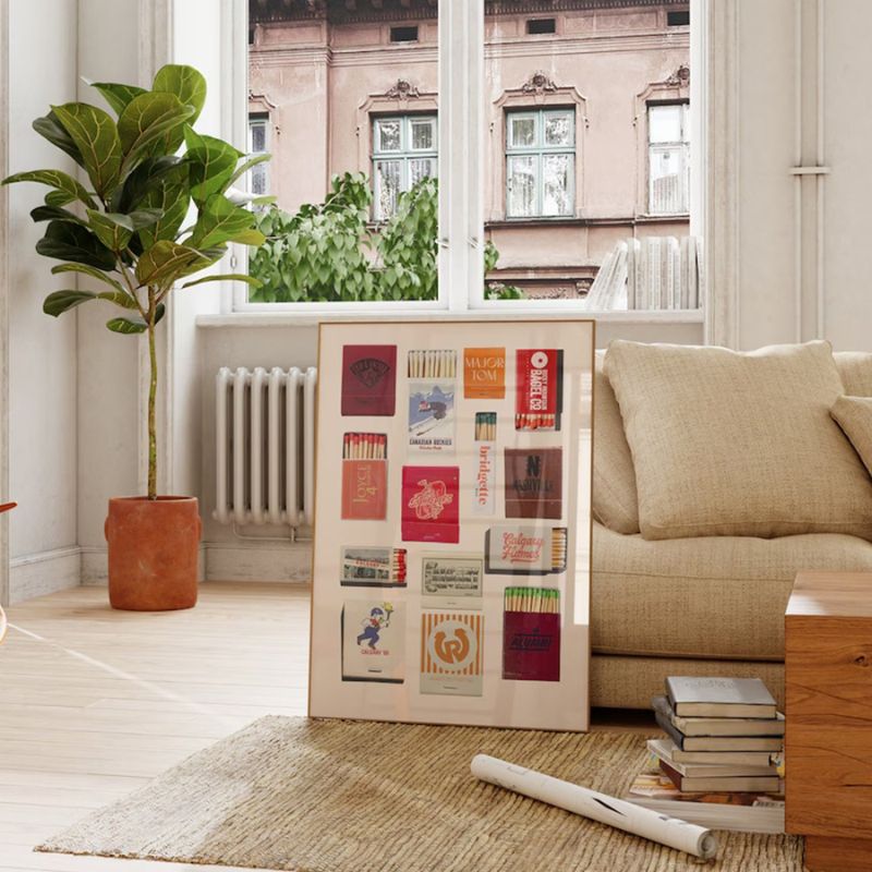 Tableauallumette salon