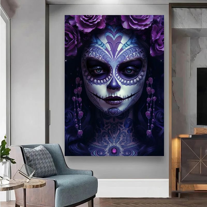 Tableaucatrina_artdujourdesmortsmexicain salon