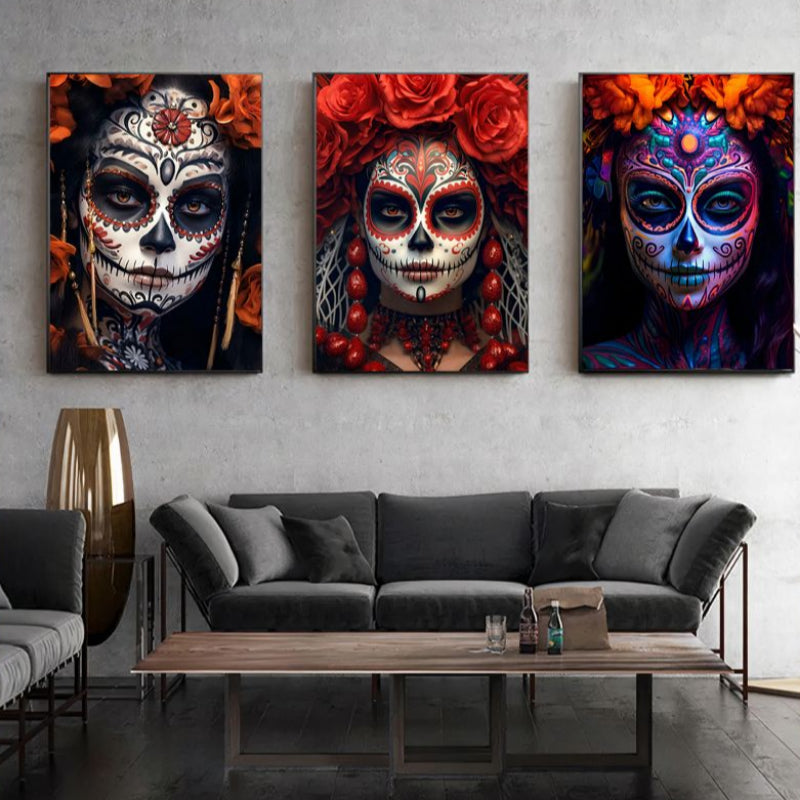 Tableaucatrina_artdujourdesmortsmexicain canape