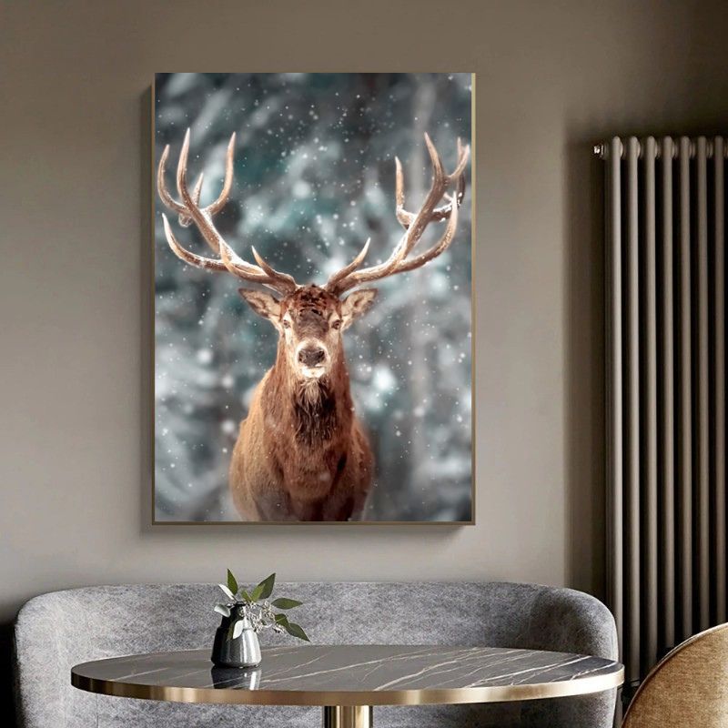 Tableau Déco Cerf salon