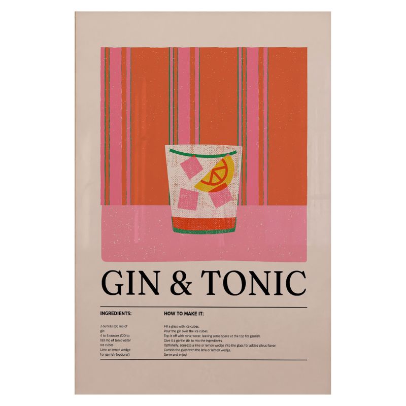 Tableaugintonic toile