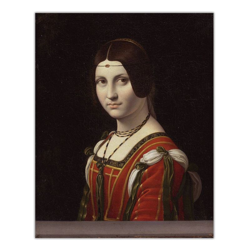 TableaulaBelleFerronniere-LeonarddeVinci toile