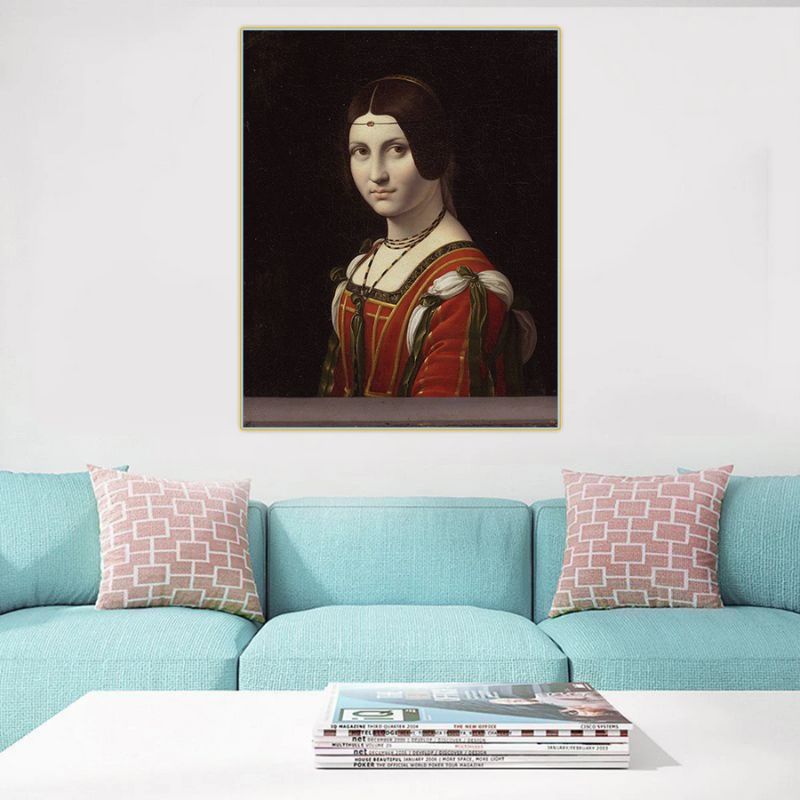 TableaulaBelleFerronniere-LeonarddeVinci canape