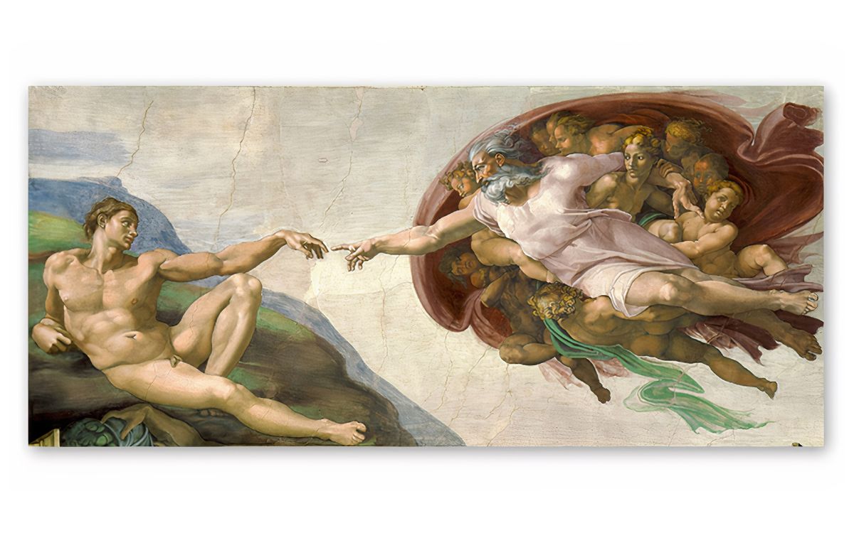 TableaulaCreationd_AdamdeMichelAnge toile
