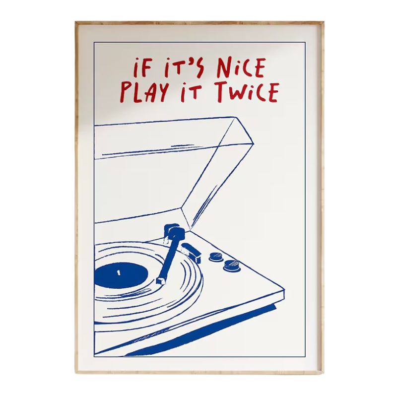 Tableauplatinevinyleminimaliste toile