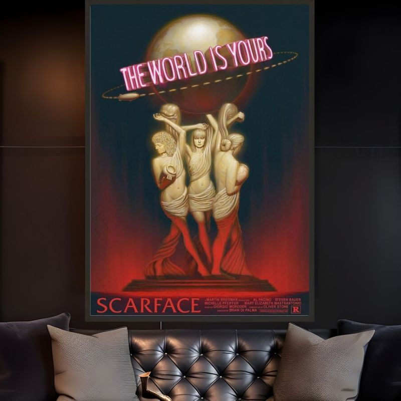 TableautheWorldisYours canape