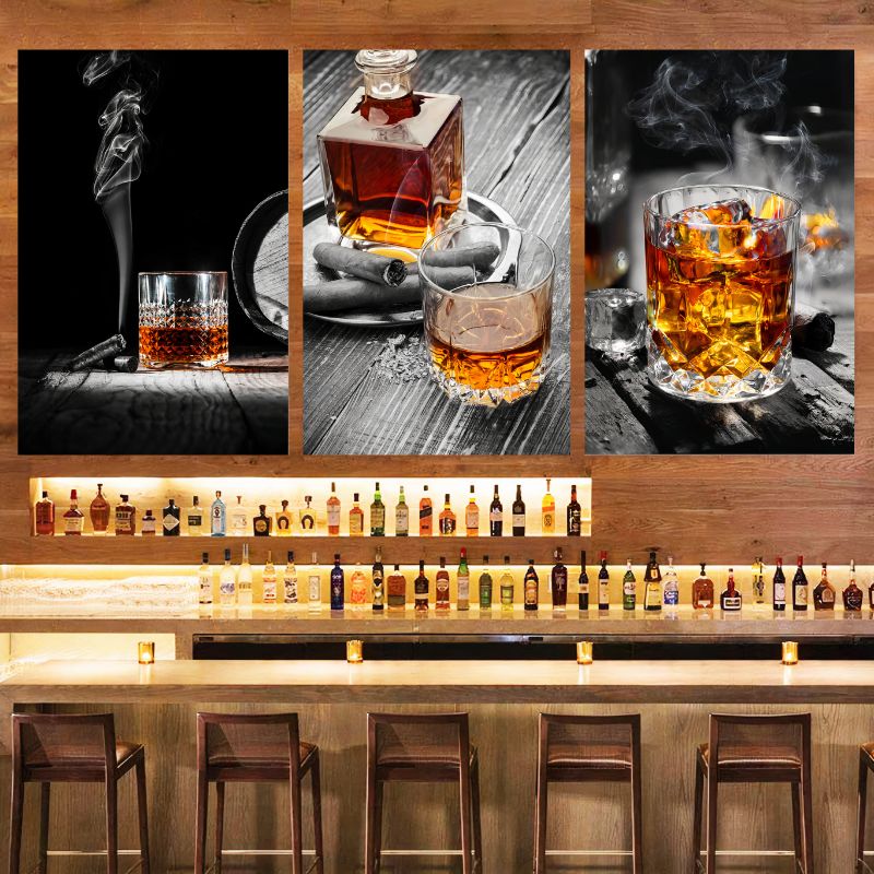 Tableauverredewhisky bar