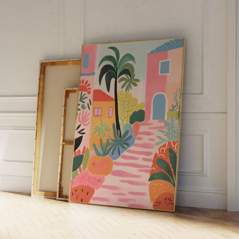 Tableauvillagecolore pose